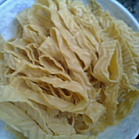 豆皮炒肉的做法图解2
