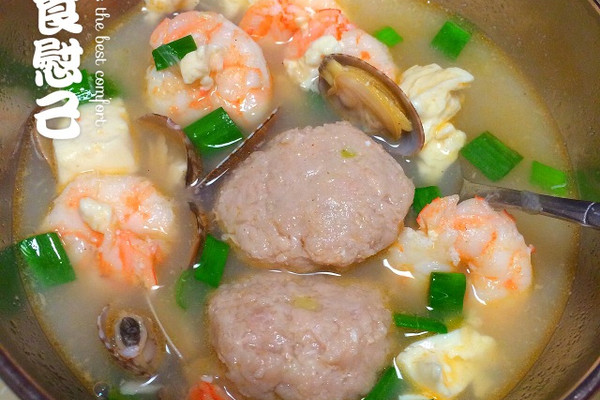 海鲜肉丸豆腐汤的做法_【图解】海鲜肉丸豆腐