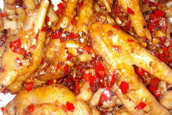 香辣卤鸡爪带壳大海螺蒸多久图片