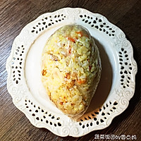 #快手早餐#鸡蛋蔬菜米饭团的做法_【图解】#