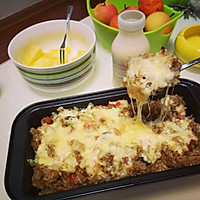 烤肉酱焗饭的做法_【图解】烤肉酱焗饭怎么做