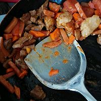 番茄炒肉盖浇面的做法图解1