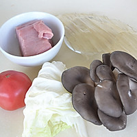 菜汤2合一的酸辣白肉片的做法图解1