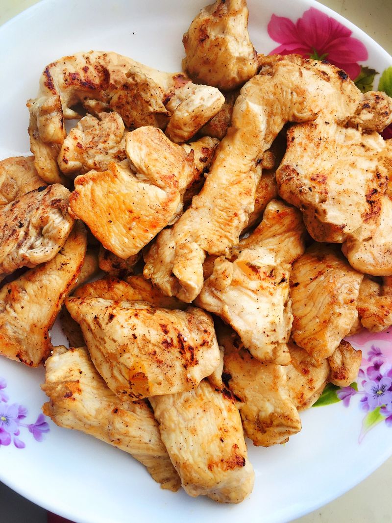 香煎黑椒鸡胸肉(无油版)减肥必备的做法