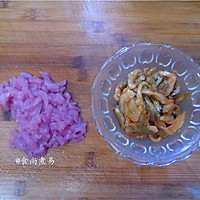 v菜谱菜谱做法#美的微波炉榨菜#的肉丝_【图解烟熏肉炒土豆图片