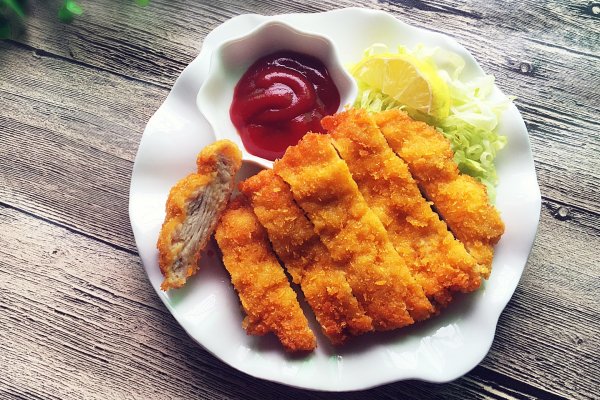 香脆黄金猪排#回到家香味(沪)#的做法_【图解