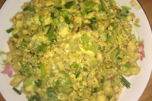 简单易学大葱炒鸡蛋的做法_【图解】简单易学