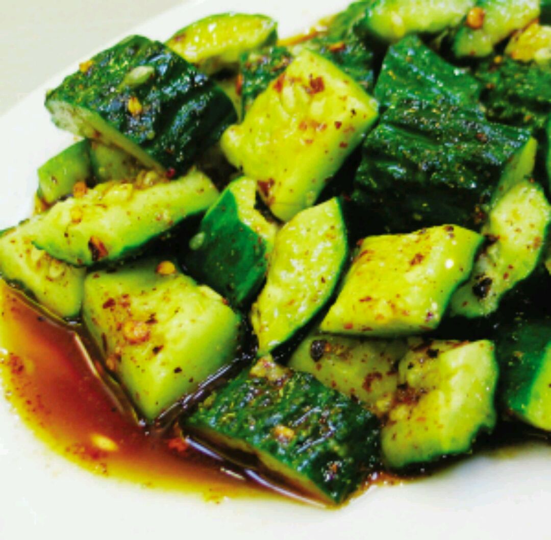 凉拌黄瓜美食青岛加盟广场图片