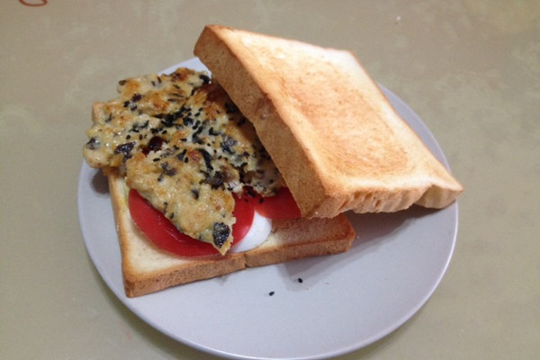 儿童营养早餐三明治的做法_【图解】儿童营养