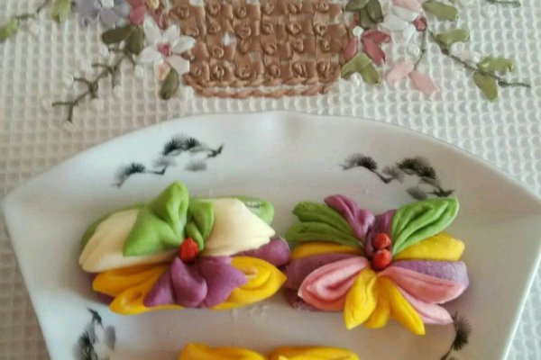 #煕悦食品高筋小麦粉#盖欧高钙粉花样花卷的