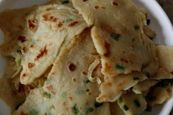 葱花面粉饼的做法