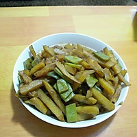 扁芸豆炖土豆的做法图解1