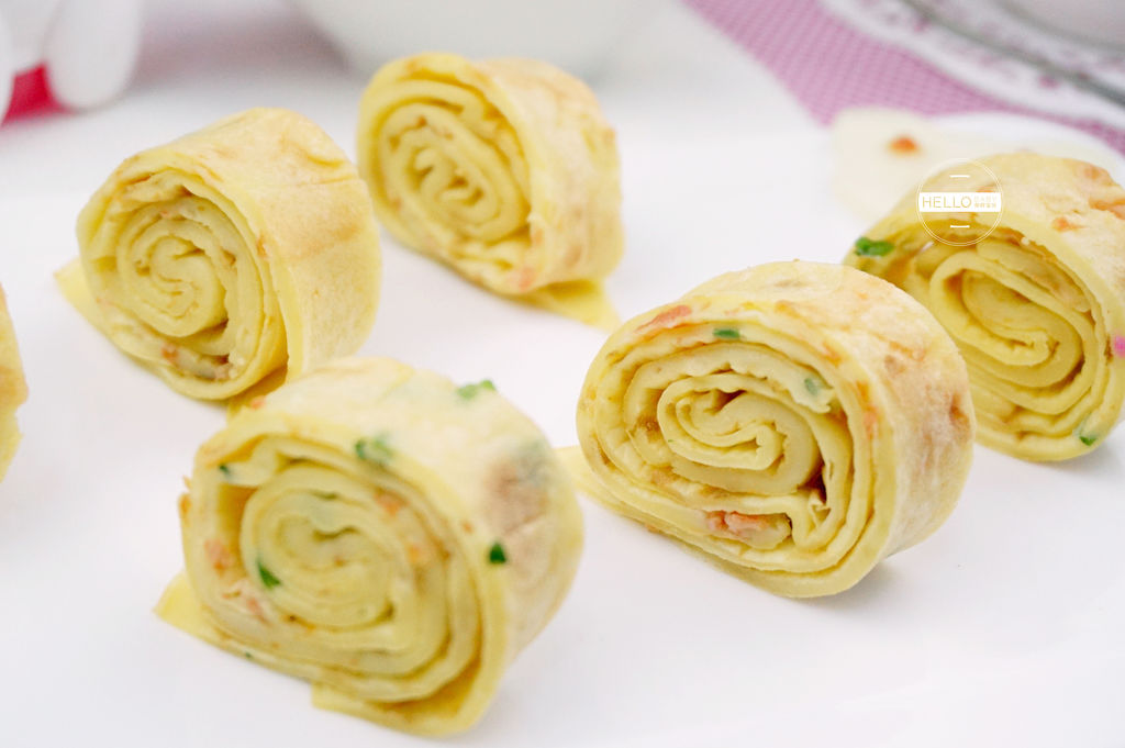 西红柿鸡蛋薄饼#1-2岁宝宝早餐系列