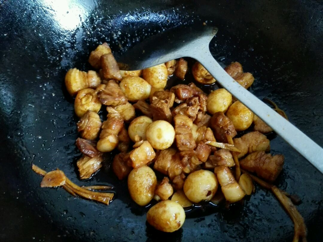 五花肉烧做法虎皮蛋的花生图解6枸杞鹌鹑排骨汤图片