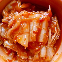 辣白菜炒五花肉蘸豆腐的做法图解1