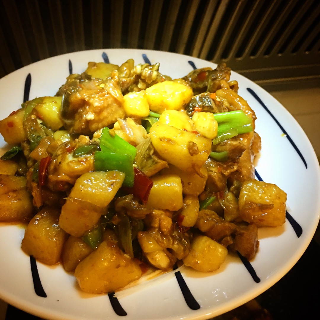 土豆烧鸡块的做法_菜谱_豆果美食