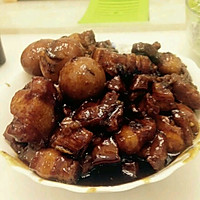红烧肉卤蛋的做法图解1