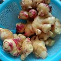 姜汤生蜜汁的姜汤_【图解】鲳鱼生蜜汁做盐烤黑做法图片
