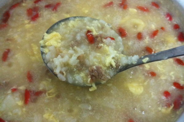 淮山菜谱菜品粥教程瘦肉火锅店的枸杞图片特色图片