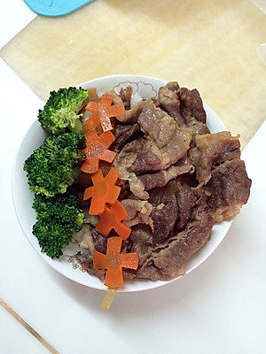 诺妈做法的吉野家味道饭(美食一样哦)的美食的牛肉特色涟水图片