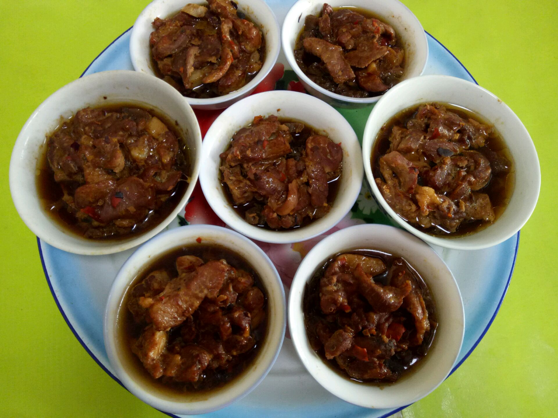 十三香鸡粉菜谱乐乐自家菜--腌菜蒸肉的做法料酒本白果的步骤炖鹅肉图片