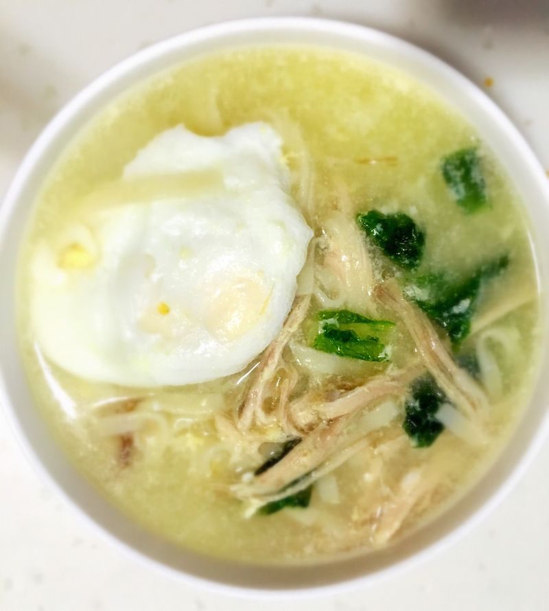 鸡丝鸡蛋面