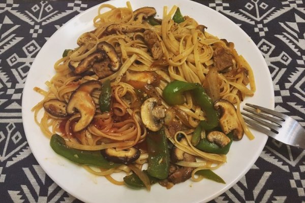 黑椒蘑菇意面的做法_【图解】黑椒蘑菇意面怎