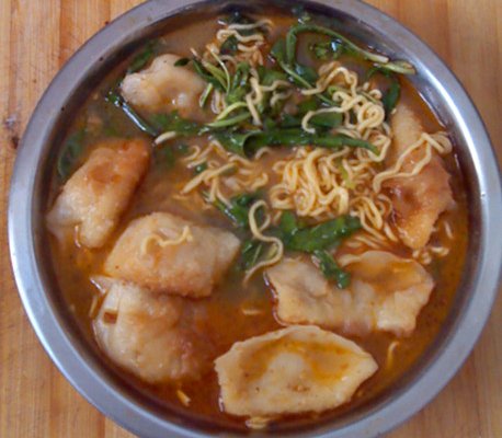 方便面煮水饺的做法_【图解】方便面煮水饺怎