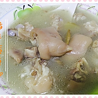 猪手黄豆汤-美容补脾益气的做法_【图解】猪手