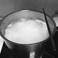 火腿青菜粥的做法图解1