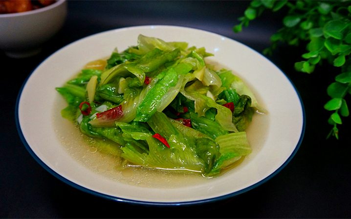 14 炒生菜