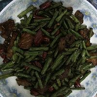 豇豆角炒肉的做法图解1