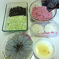 虾肉水煎饺的做法图解1
