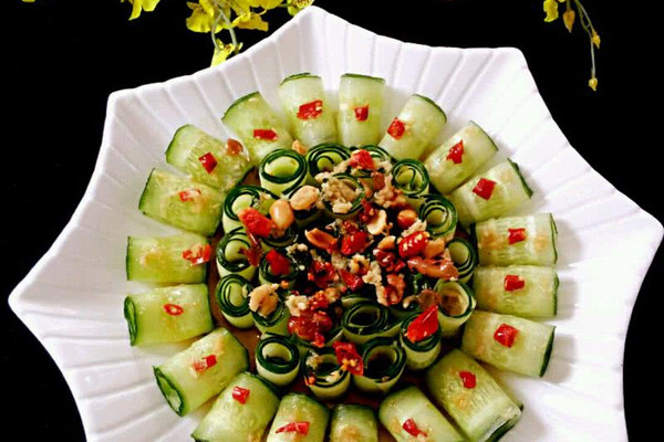 凉拌黄瓜卷的做法_【图解】凉拌黄瓜卷怎么做