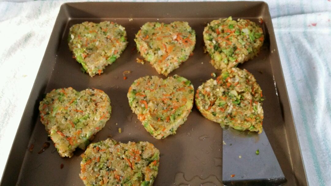 西兰花蔬菜饼#极速早餐