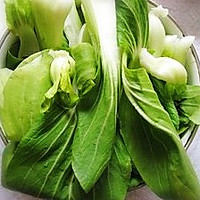 油菜炒豆腐的做法图解1