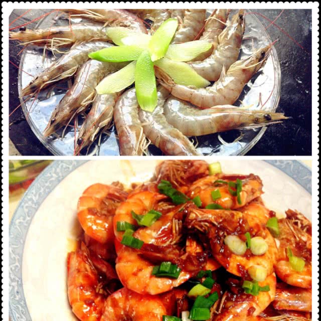 家常美极鲜虾的做法步骤
