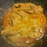 印度酸奶korma鸡肉焖肉,风味牛肉羊肉猪肉的做广州美食街图片