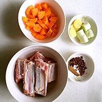 排骨胡萝卜--荤素搭配口味清淡 宝宝食谱的做法
