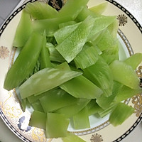 莴笋肉片【Mosquito私家小厨】的做法图解1