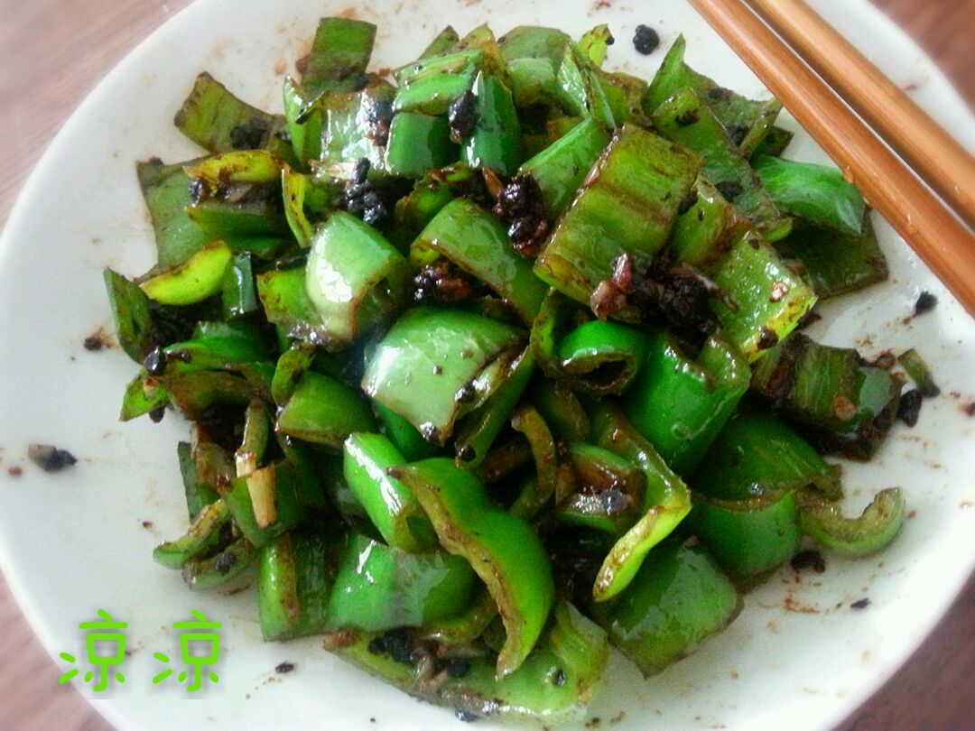 豆豉炒青椒