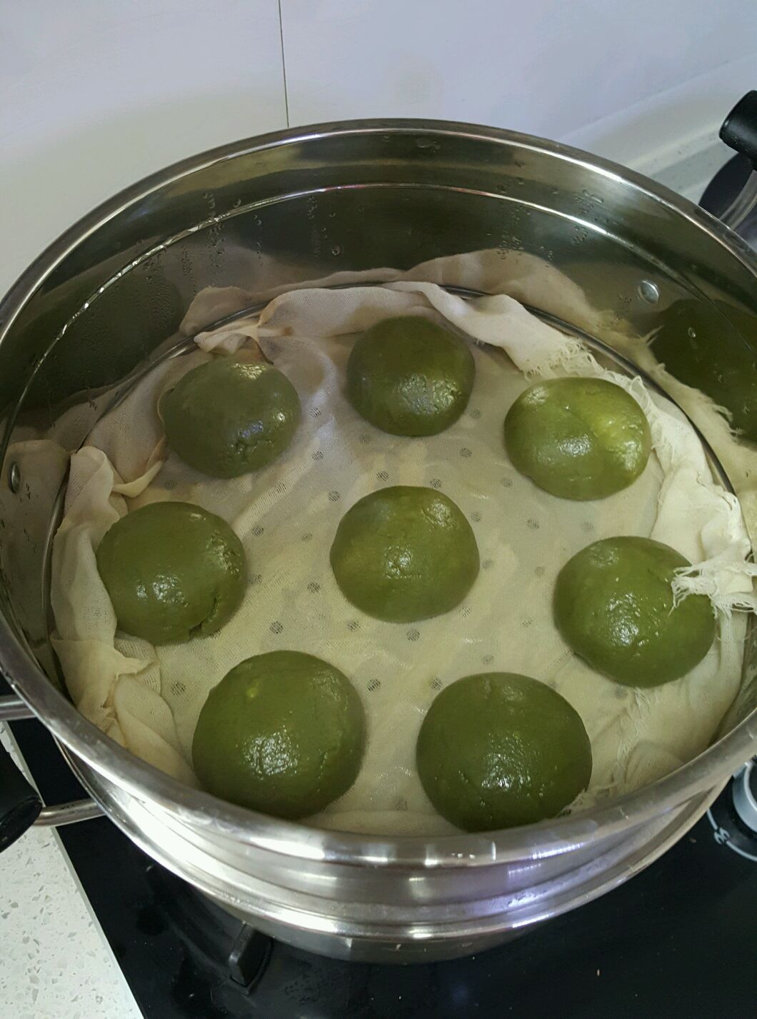 豆沙青团的做法图解7
