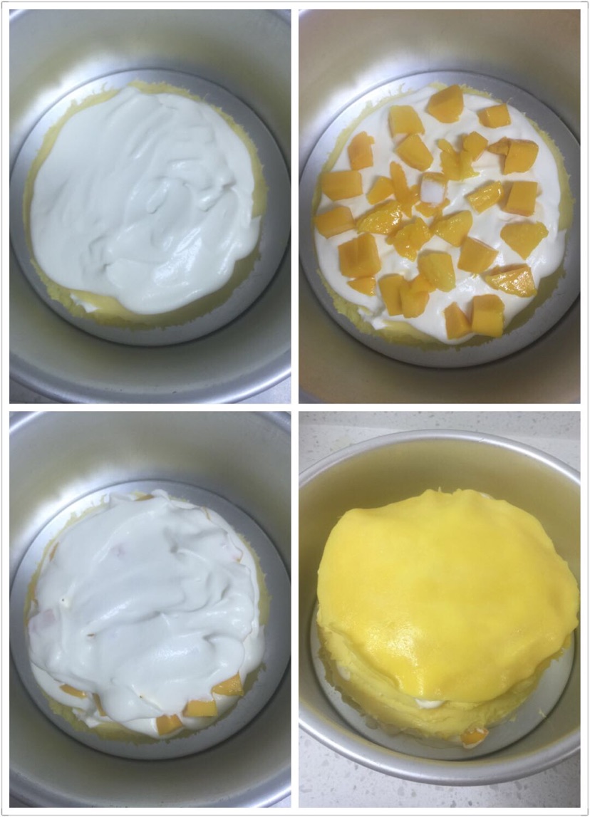 芒果千层蛋糕的做法图解10