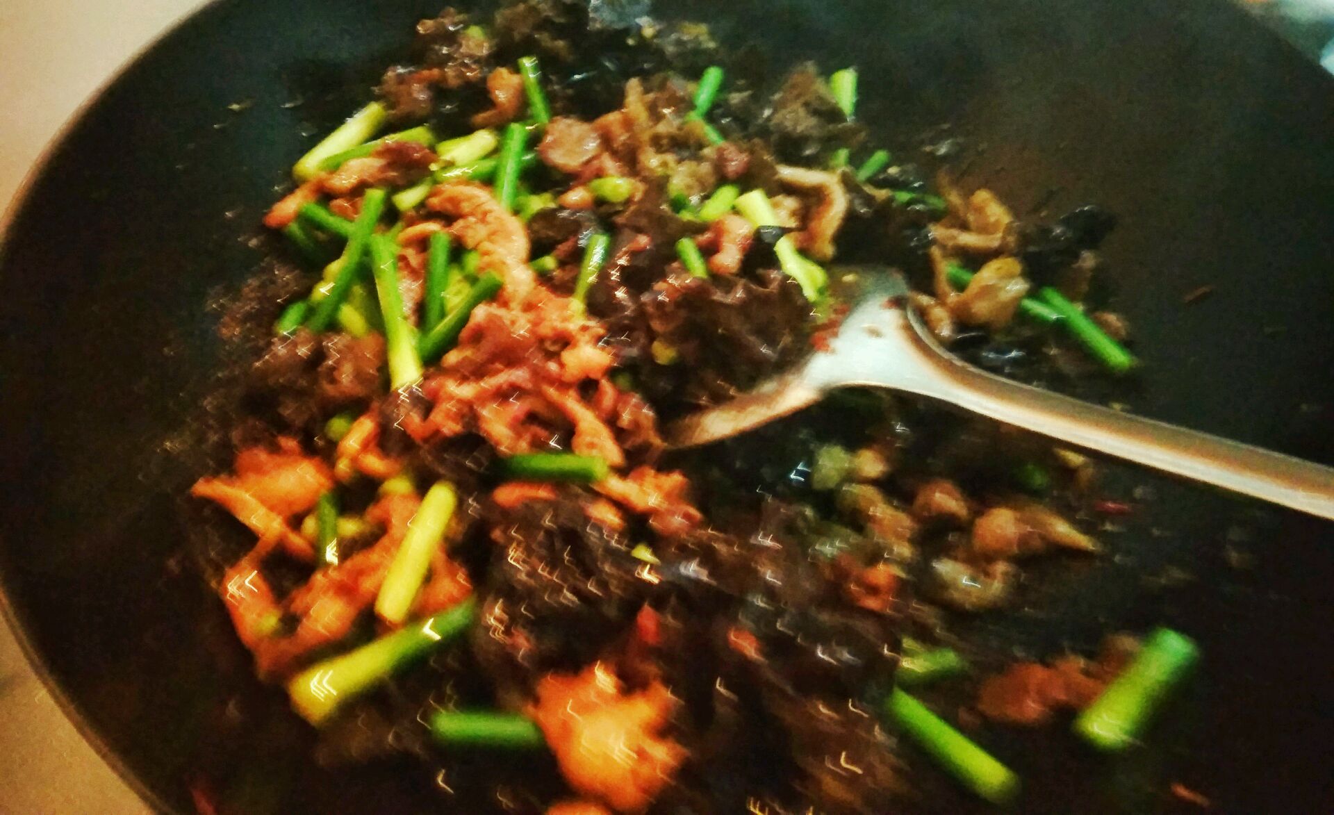 焦香肉沫蔬菜小炒