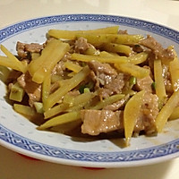 土豆肉片的做法图解1