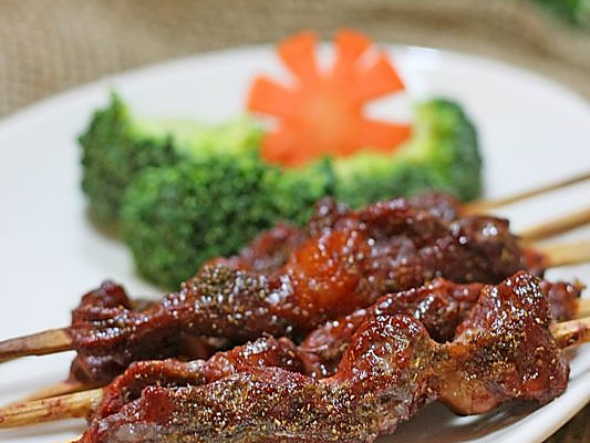 秘制蜜汁叉烧肉 土豆饼 口水鸡 红烧土豆 【芝士三文鱼】熟.