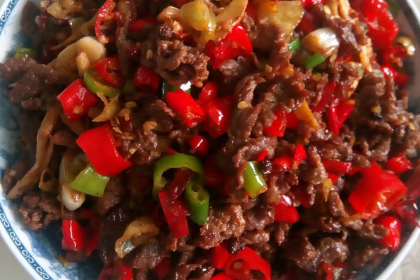小炒牛肉的做法步骤图片