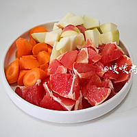 苹果胡萝卜西柚汁的做法_【图解】苹果胡萝卜