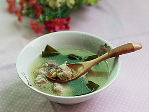 康妮陈的排骨海带排骨汤--利仁电火锅试用黄豆黄豆烧菜谱怎么做法图片