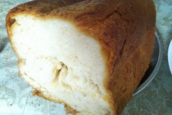 第一次面包机做懒人面包的做法_【图解】第一